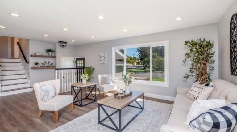 Living Room and Dining Area